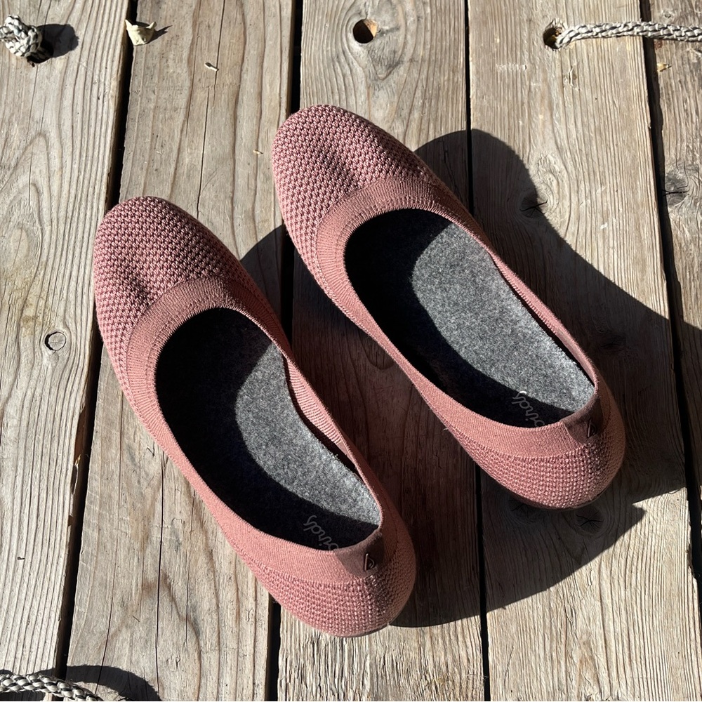 Allbirds Tree Breezer Flats – Mauve Pink | New, Never Worn, Size W9 - Picture 6 of 14